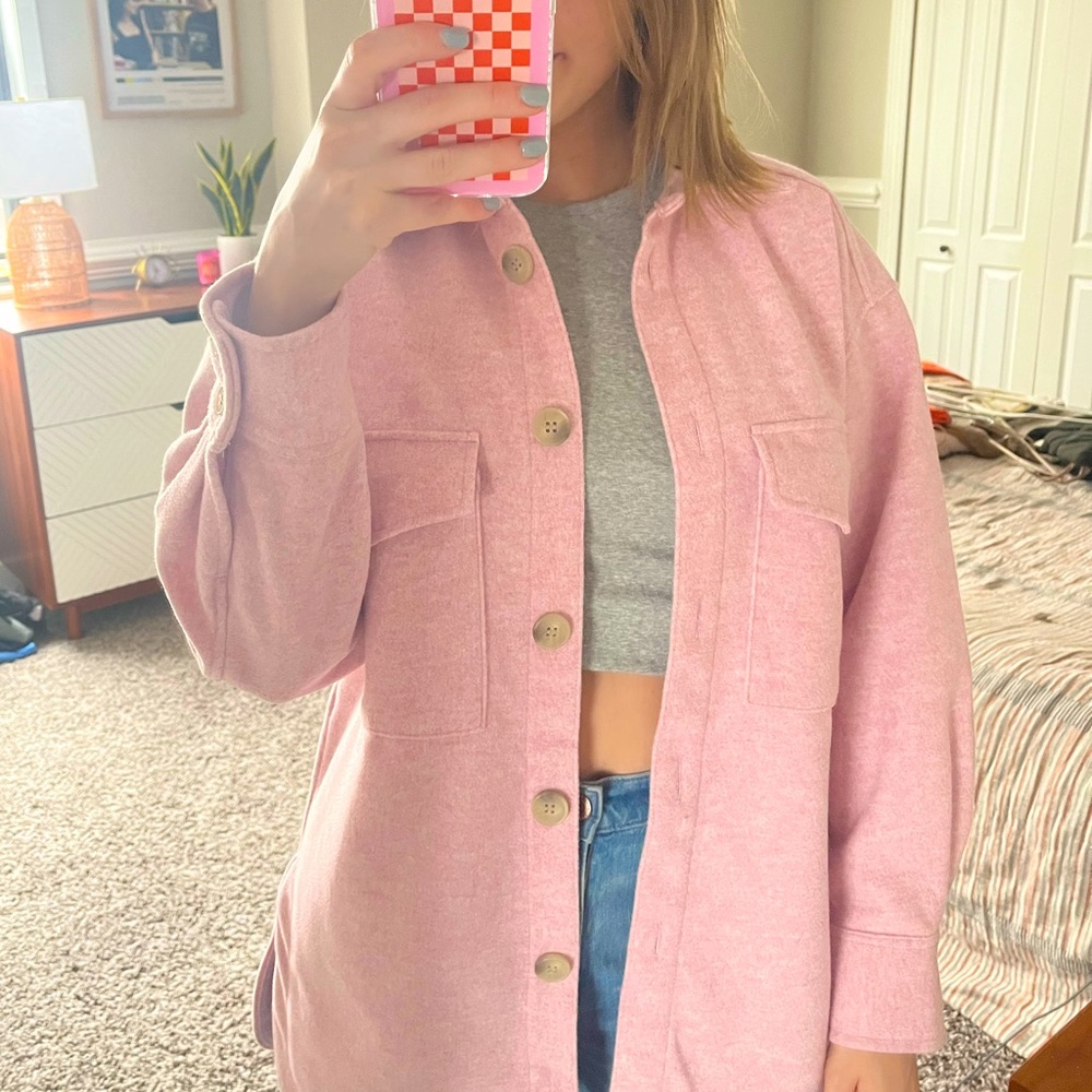 H&M Lavender Shacket
